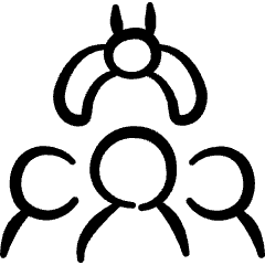 Job Employee Grab Icon from Freehand Set