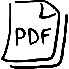 Office File Pdf Icon from Freehand Set