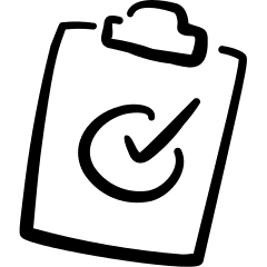 Task Clipboard Check Icon from Freehand Set