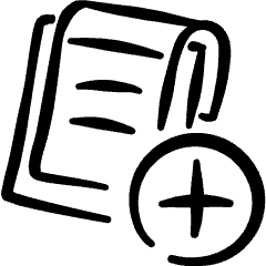 Task List Clipboard Add Icon from Freehand Set