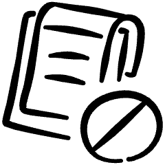 Task List Clipboard Disable Icon from Freehand Set