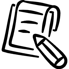 Task List Clipboard Edit Icon from Freehand Set