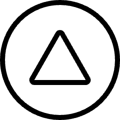 Arrow Button Circle Up Icon from Ultimate Light Set