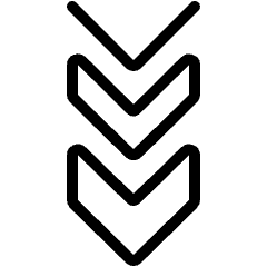 Arrow Double Down 1 Icon from Ultimate Light Set