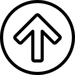 Arrow Thick Circle Up 1 Icon from Ultimate Light Set