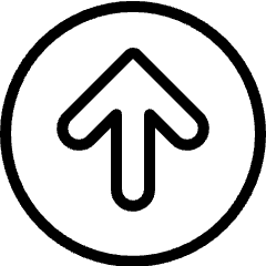 Arrow Thick Circle Up 2 Icon from Ultimate Light Set