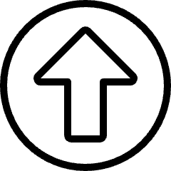 Arrow Thick Circle Up Icon from Ultimate Light Set