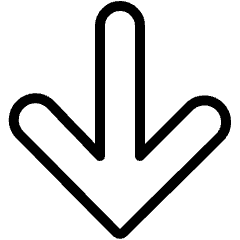 Arrow Thick Down 2 Icon from Ultimate Light Set