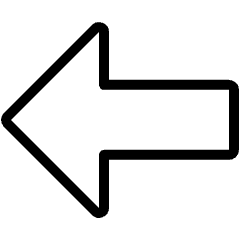 Arrow Thick Left Icon from Ultimate Light Set