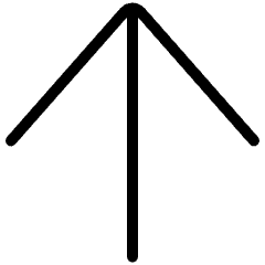 Arrow Up Icon from Ultimate Light Set