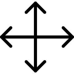 Diagram All Direction Expand Icon from Ultimate Light Set