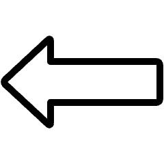 Diagram Arrow Left Icon from Ultimate Light Set
