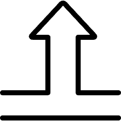 Diagram Arrow Up 1 Icon from Ultimate Light Set