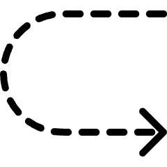 Diagram Dash Up Then Down Icon from Ultimate Light Set