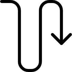 Diagram Wave Down Icon from Ultimate Light Set