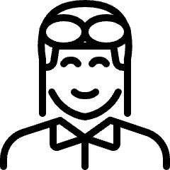 History Man Aviator Icon from Ultimate Light Set