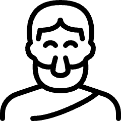 History Man Caveman Icon from Ultimate Light Set