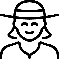 Old People Woman 1 Icon from Ultimate Light Set