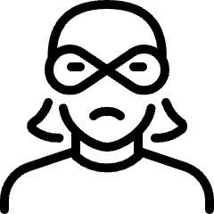 Crime Woman Thief Icon from Ultimate Light Set