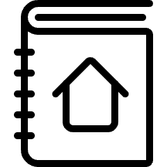 Project Book House Icon from Ultimate Light Set