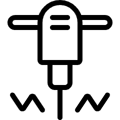 Construction Drill Icon from Ultimate Light Set