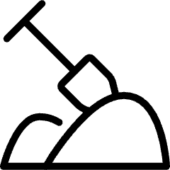 Construction Shovel Icon from Ultimate Light Set