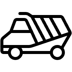 Heavy Equipment Mortar Truck Icon from Ultimate Light Set