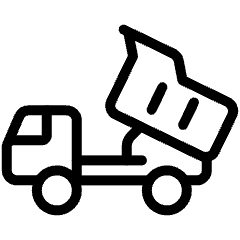 Heavy Equipment Truck Icon from Ultimate Light Set