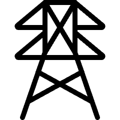 Electricity Tower Icon from Ultimate Light Set