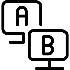 Ab Testing Monitors Icon from Ultimate Light Set