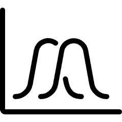 Analytics Mountain Icon from Ultimate Light Set