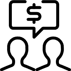 Business Deal Cash 1 Icon from Ultimate Light Set