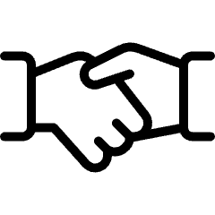 Business Deal Handshake 1 Icon from Ultimate Light Set