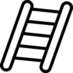 Business Ladder Icon from Ultimate Light Set