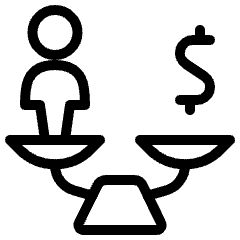 User Cash Scale 1 Icon from Ultimate Light Set