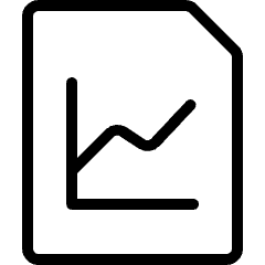 Data File Graph Icon from Ultimate Light Set