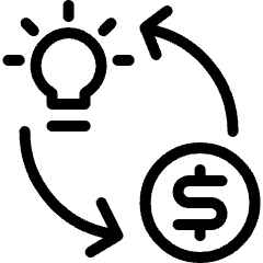 Monetization Idea Icon from Ultimate Light Set