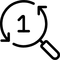 Seo Search One Icon from Ultimate Light Set