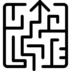 Maze Strategy Icon from Ultimate Light Set
