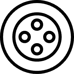 Clothes Design Button Icon from Ultimate Light Set