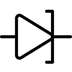 Electronics Tunnel Diode Icon from Ultimate Light Set