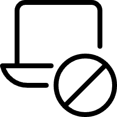 Laptop Disable Icon from Ultimate Light Set