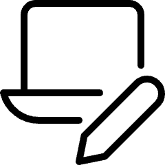 Laptop Edit Icon from Ultimate Light Set