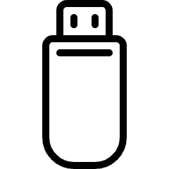 Flash Drive Icon from Ultimate Light Set