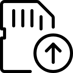 Sd Card Upload Icon from Ultimate Light Set