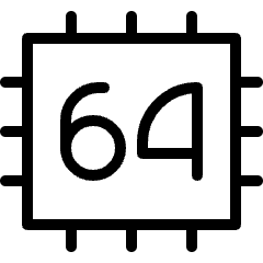 Computer Chip 64 Icon from Ultimate Light Set