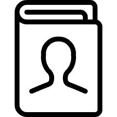 Book Address Icon from Ultimate Light Set