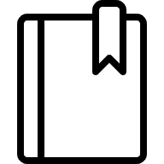 Book Close Bookmark Icon from Ultimate Light Set