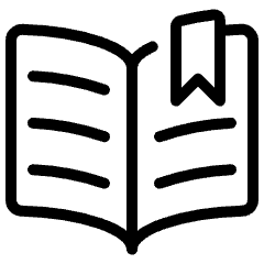 Book Open Bookmark Icon from Ultimate Light Set