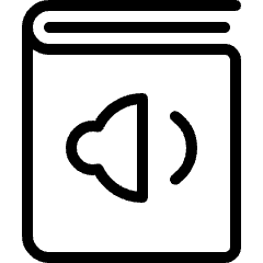Book Sound Icon from Ultimate Light Set